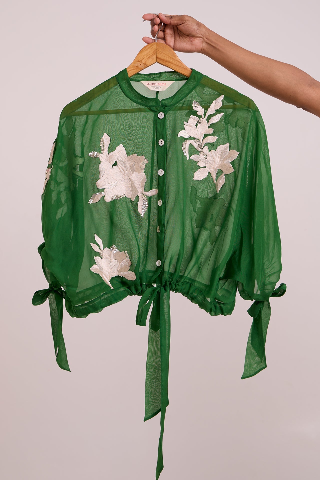 Green Emery Sheer Bomber