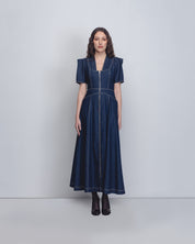 Denim Panelled Dress