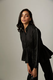 Formal U Gather Top With Katha Stitch Pants
