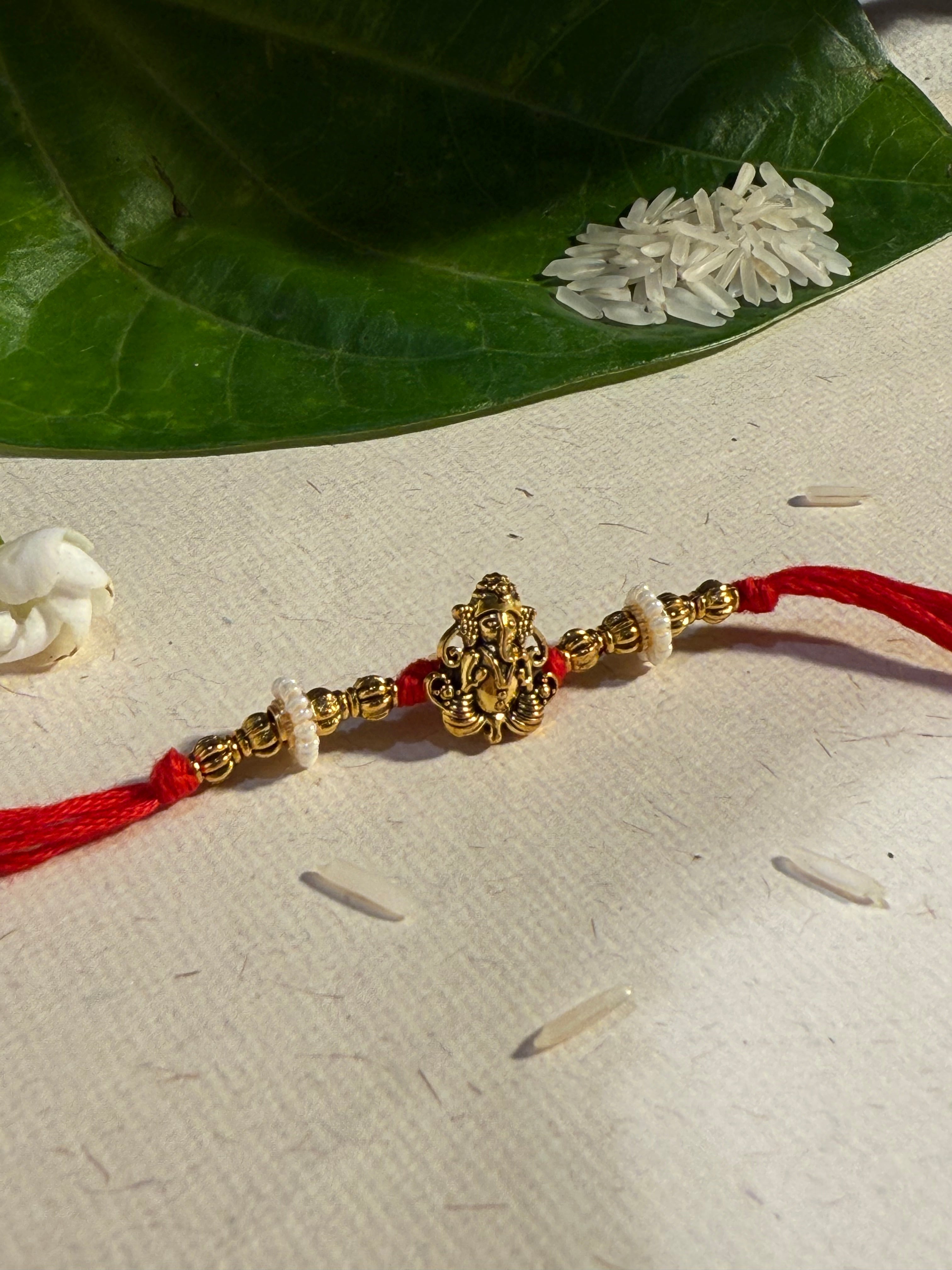 Siddhi Vinayak Rakhi Sutra Set Of Two