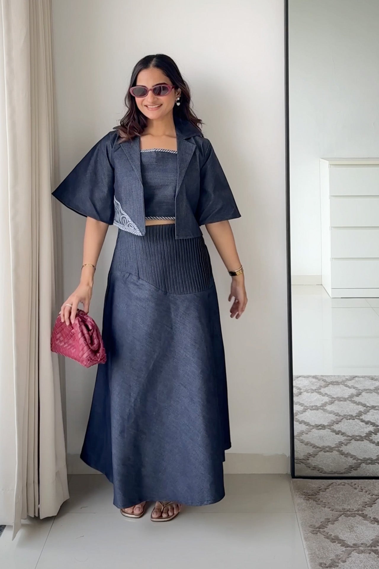 Midnight Cutwork Co-ord