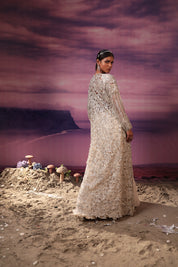 Ivory Jacket & Skirt Set
