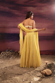 Mango Yellow Lehenga Set