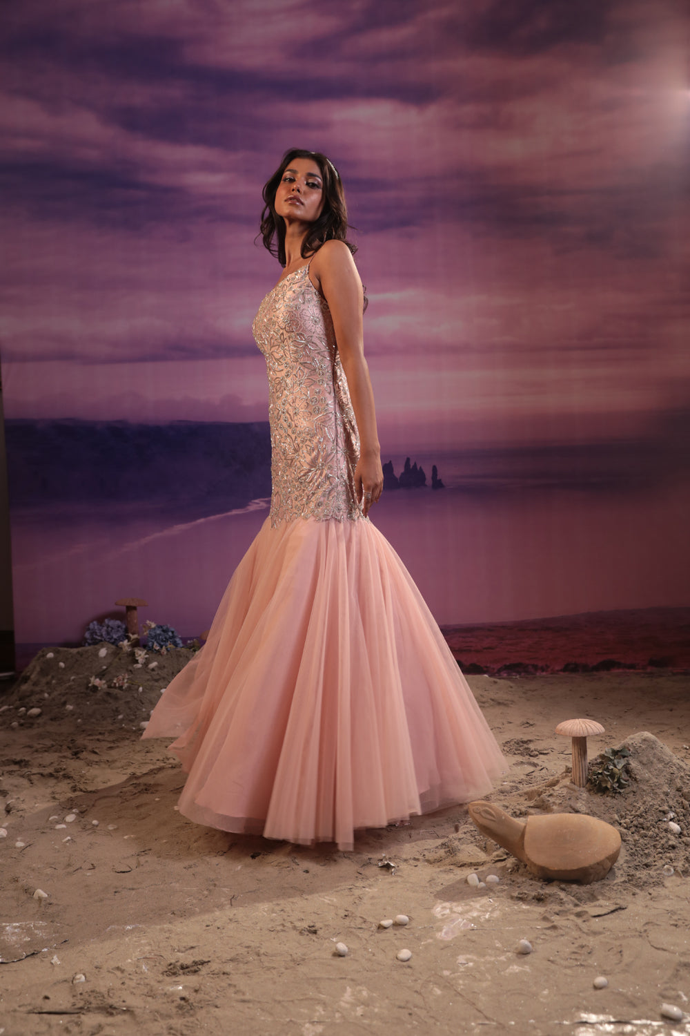 Peach Gown