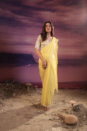 Mango Yellow Saree