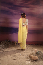 Mango Yellow Saree