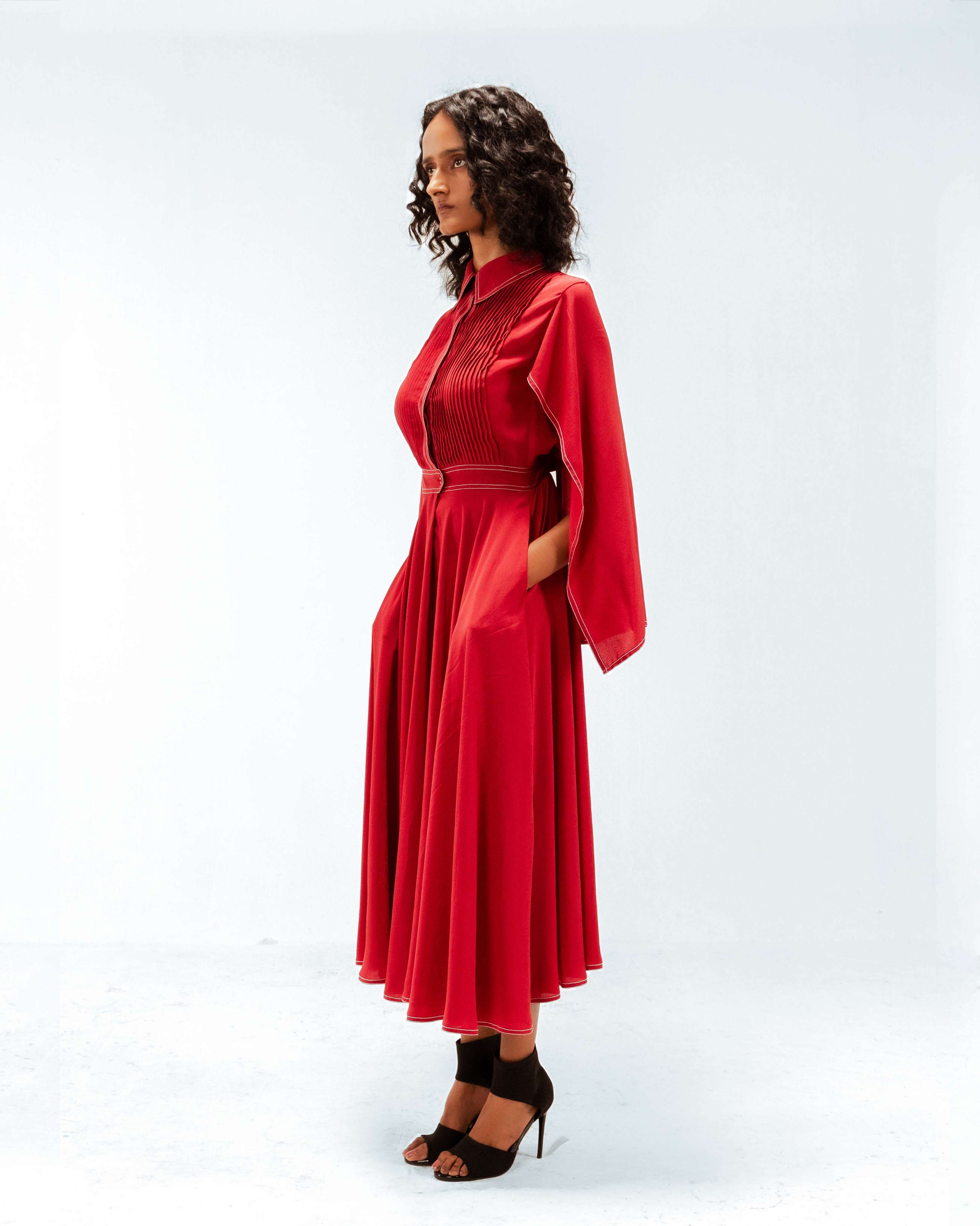 Selma Crepe Dress - Leh Studios