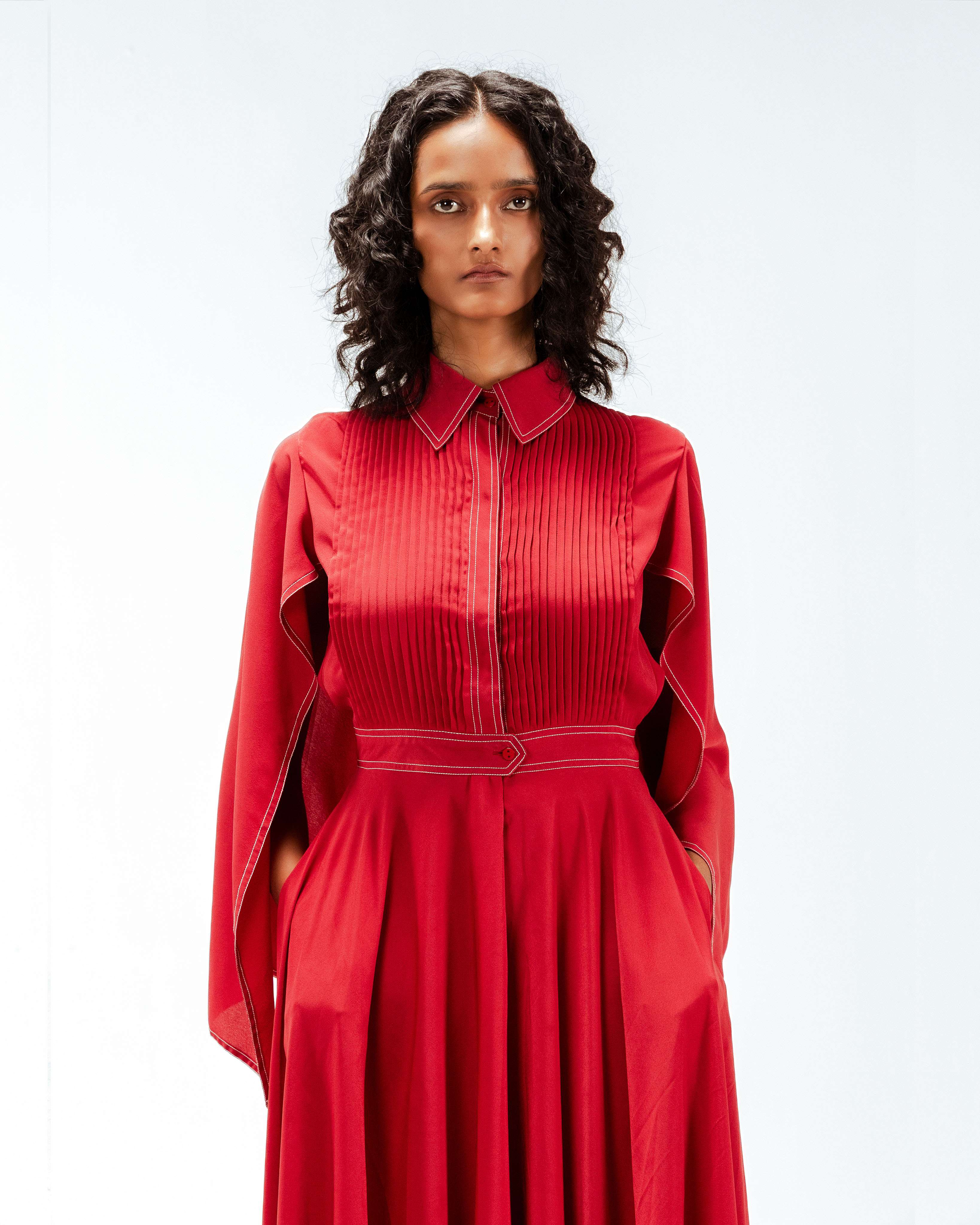 Selma Crepe Dress - Leh Studios