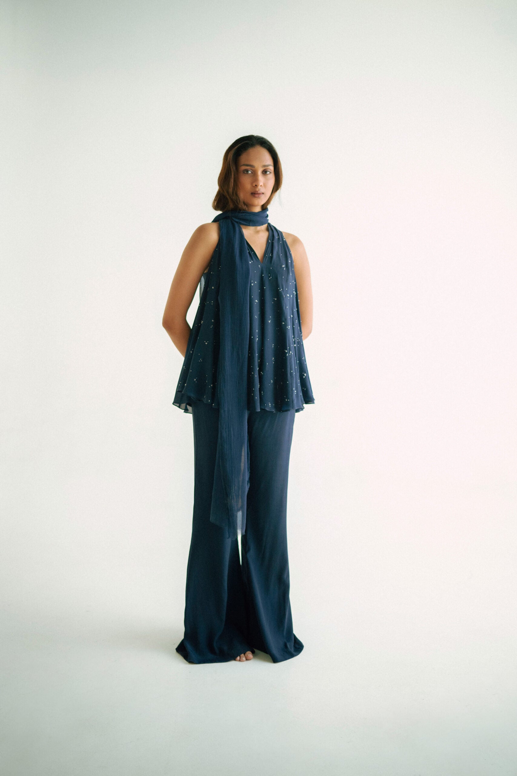 Midnight Scarf Ensemble