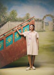 Fleur Sketch Shirt Dress Petal Lilac