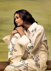 Porcelain Ink Relaxed Co-ord Set