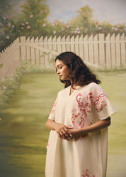 Coral Reverie Flow Dress