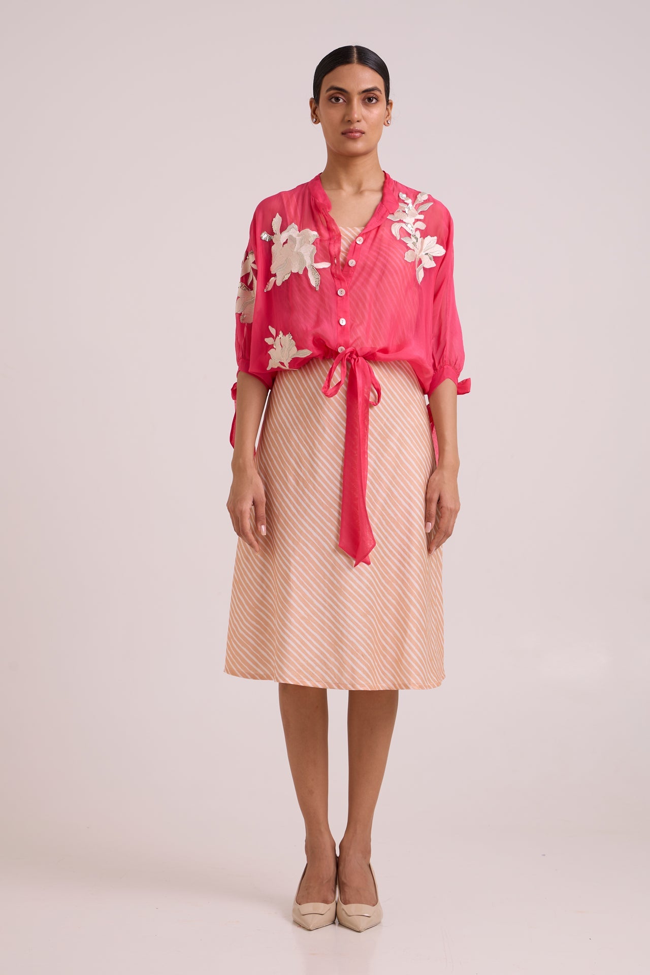Emery Sheer Bomber & Slip Dress