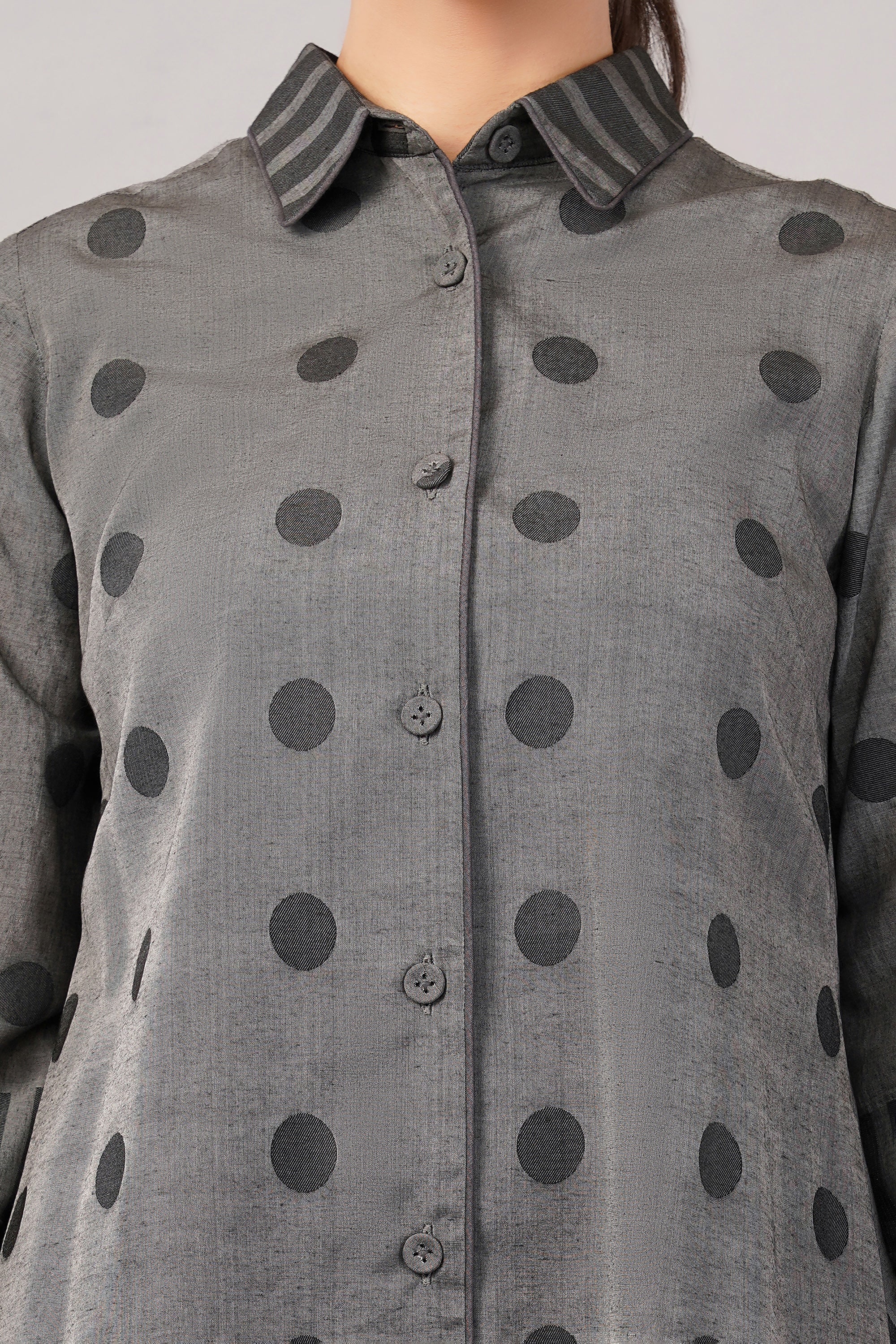 Dot Cutwork Dress