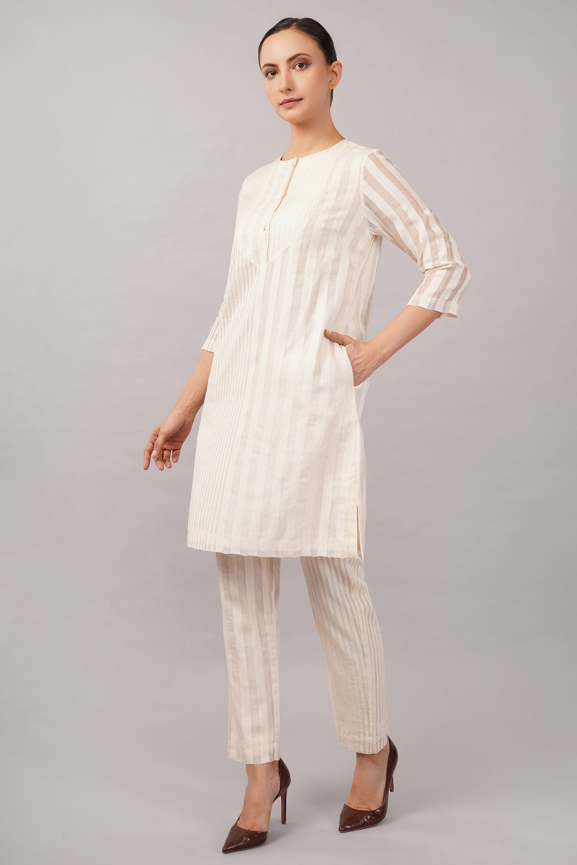 Maheswari Stripe Dress