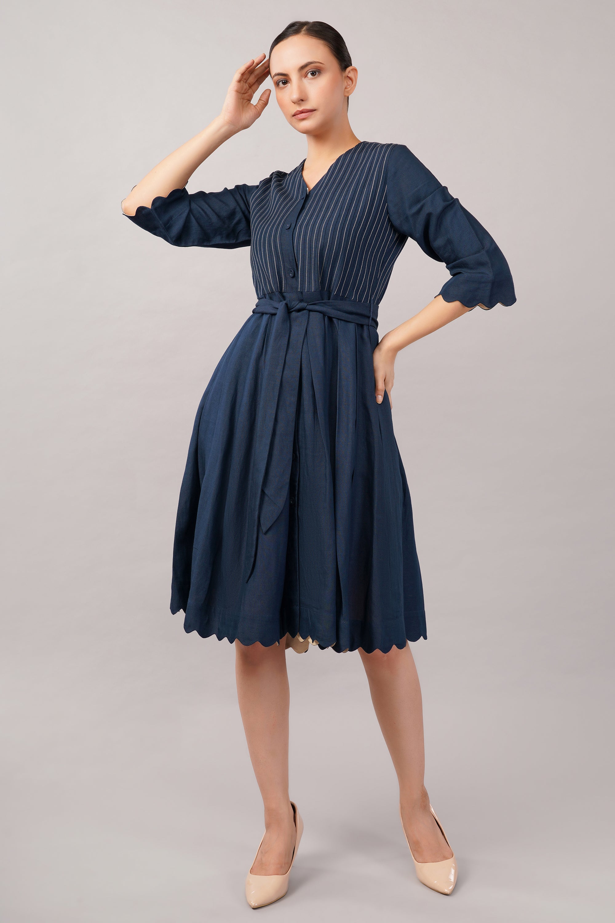 Scallop Dress