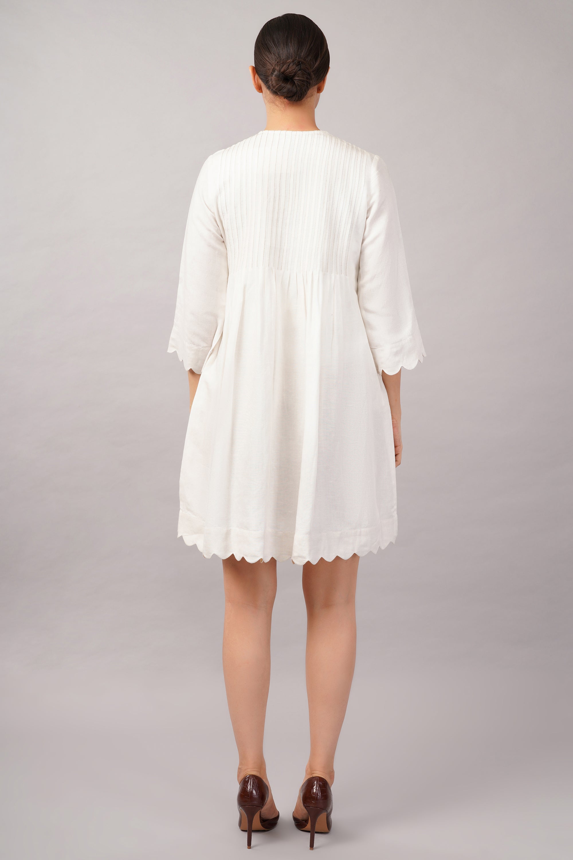 Scallop Dress