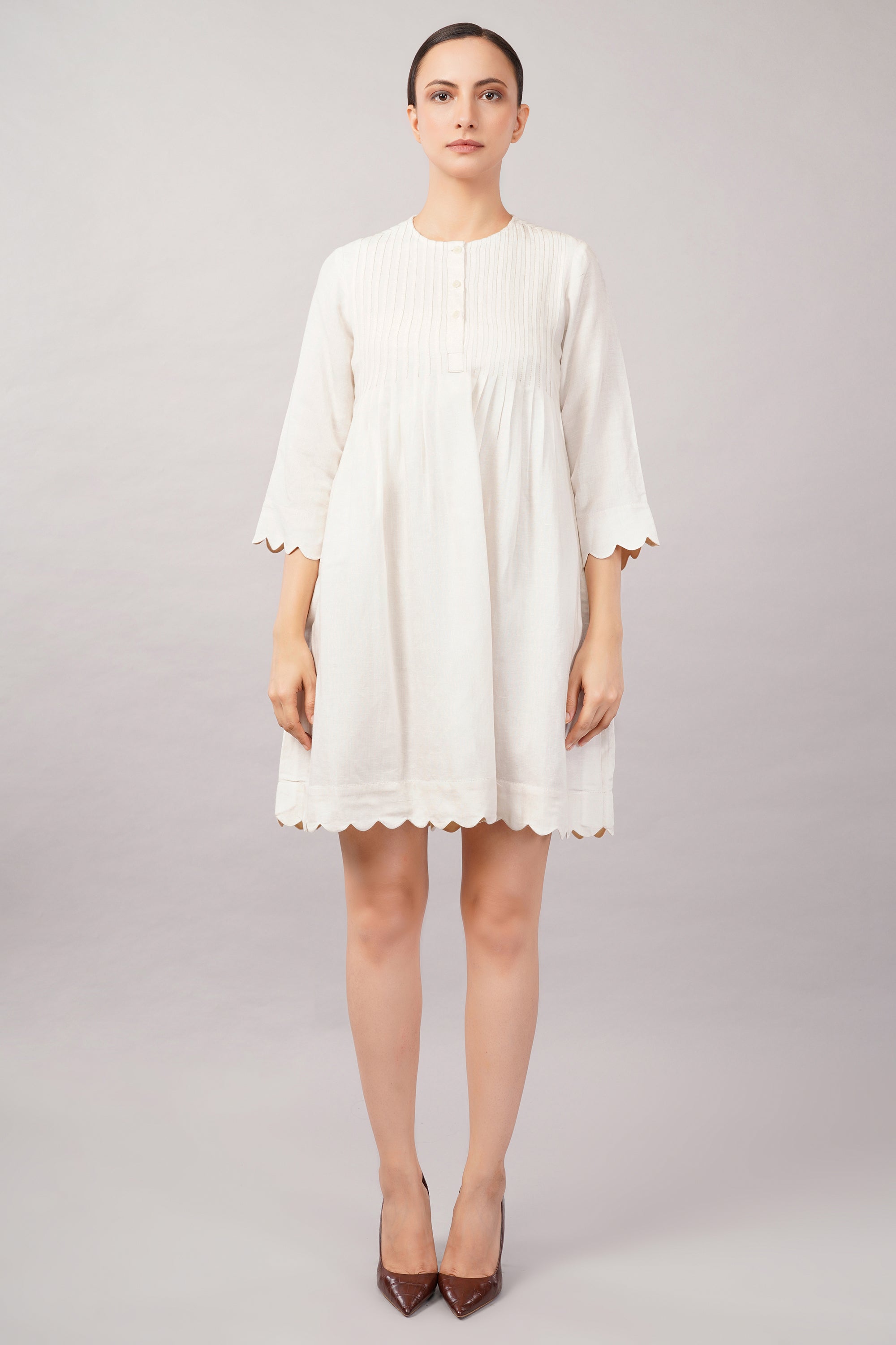 Scallop Dress
