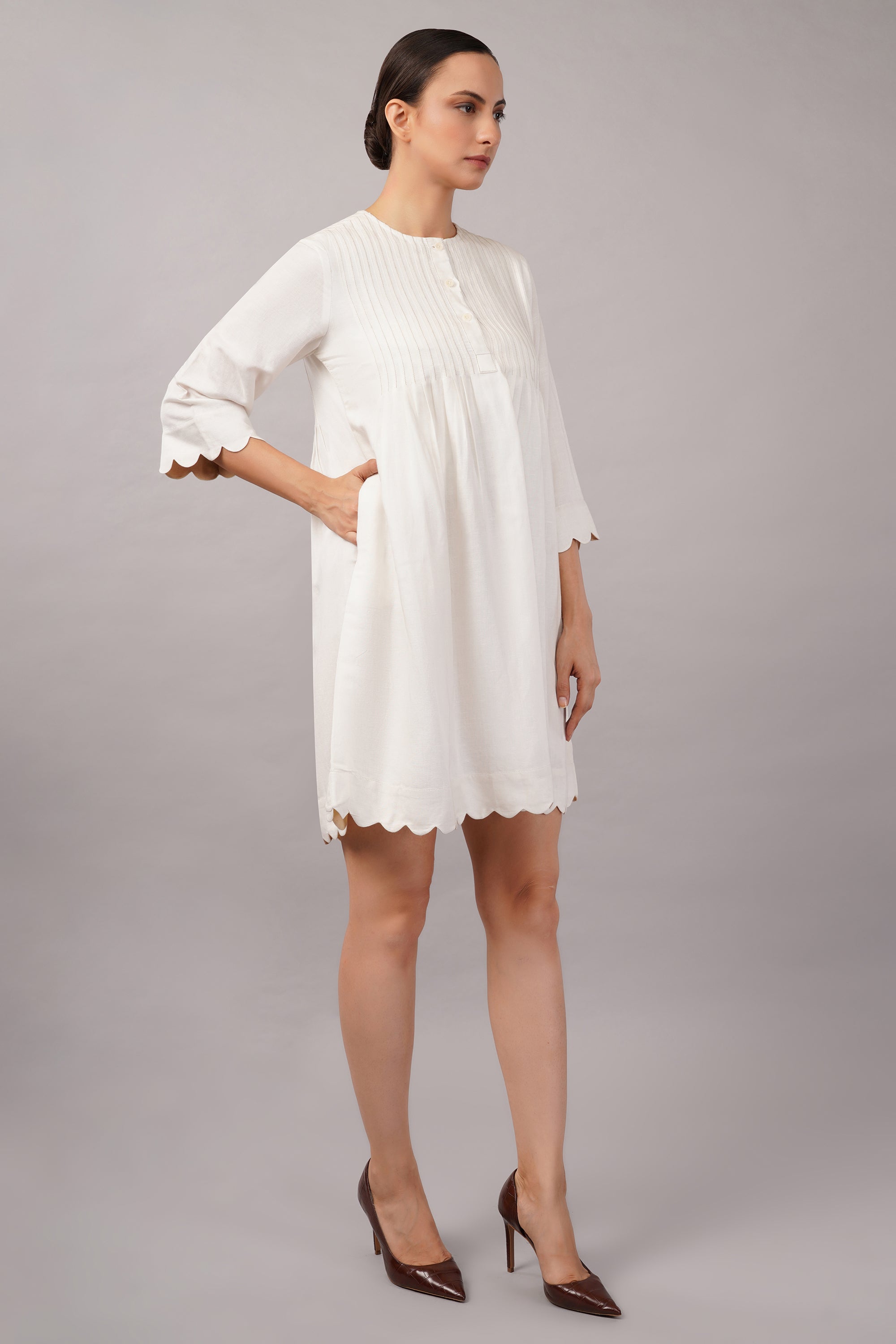 Scallop Dress