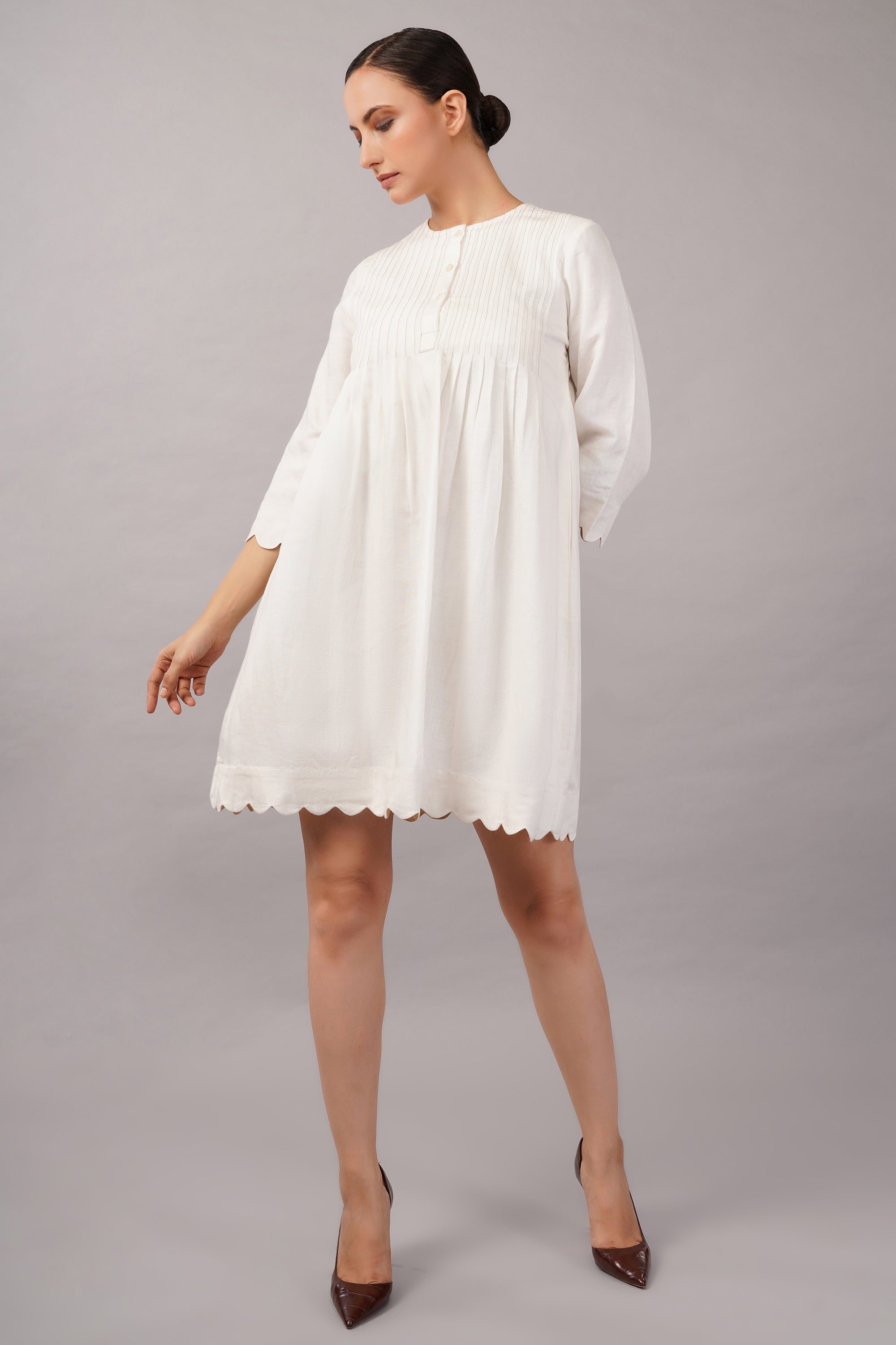 Scallop Dress