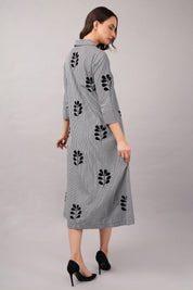 Velvet Buta Dress