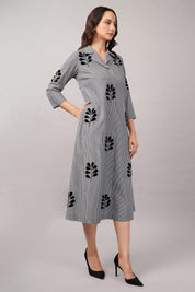 Velvet Buta Dress