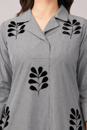 Velvet Buta Dress