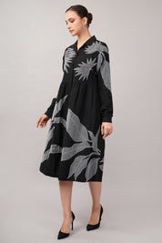 Leaf Applique Dress