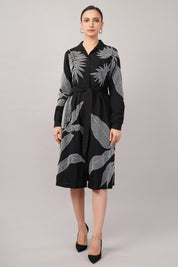 Leaf Applique Dress