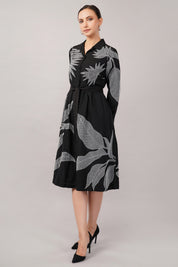 Leaf Applique Dress