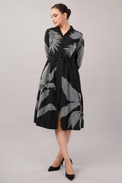 Leaf Applique Dress