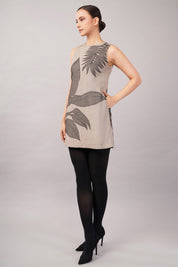 Leaf Applique Dress