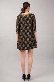 Floral Brocade Dress