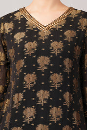 Floral Brocade Dress