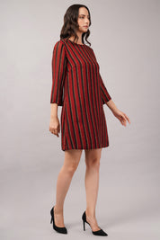 Sequin Stripe Dress
