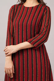 Sequin Stripe Dress