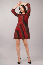 Sequin Stripe Dress
