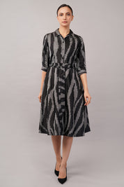 Zebra Ikat Dress