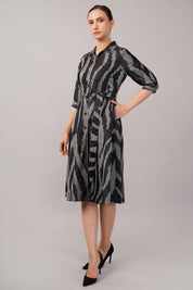 Zebra Ikat Dress