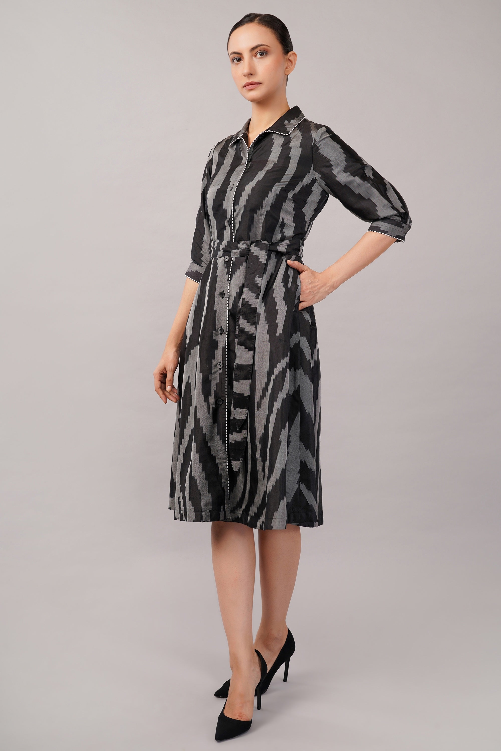 Zebra Ikat Dress