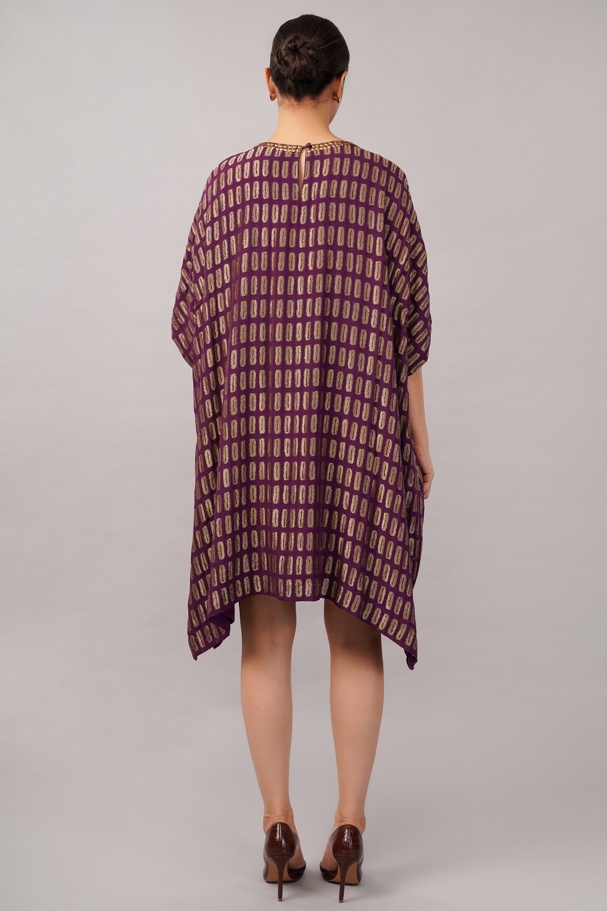 Lozenge Brocade Dress