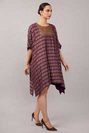 Lozenge Brocade Dress