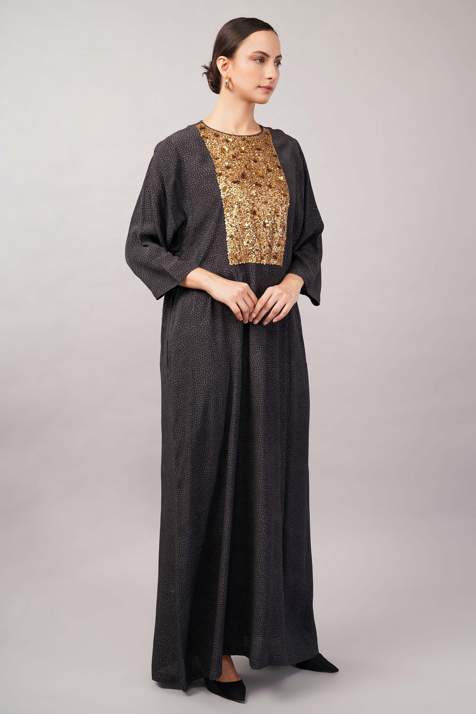 Dot Print Kaftan