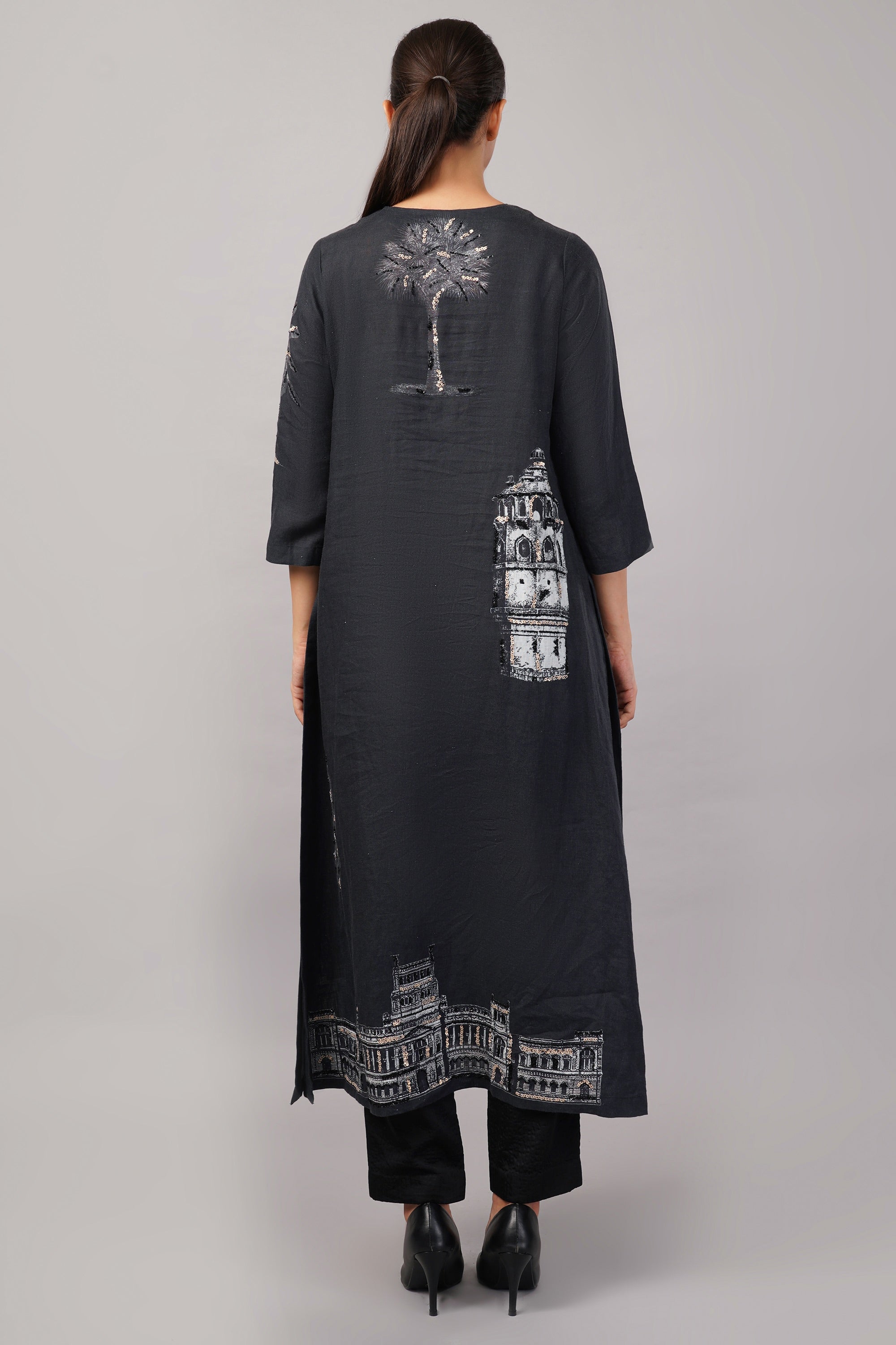 Architecture Print Kurta