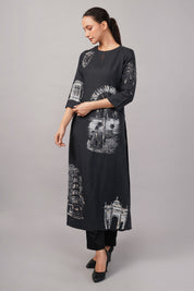 Architecture Print Kurta