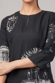 Architecture Print Kurta