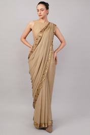Dot Print Saree