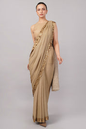 Dot Print Saree