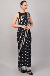 Dot Cutwork Saree