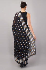 Dot Cutwork Saree
